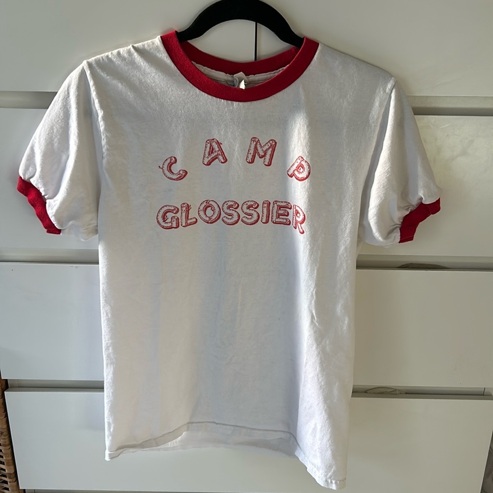 RARE Glossier tee shirt / Camp Glossier